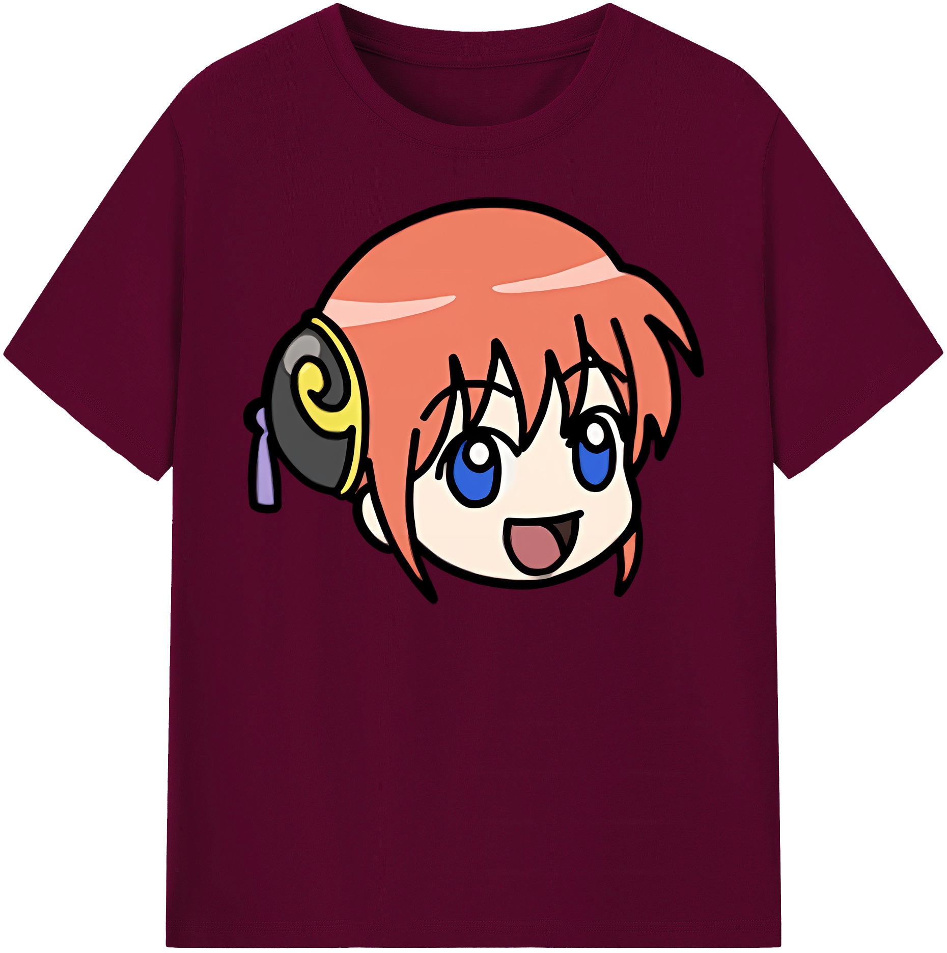 （画像用） ぎんたま 坂田銀時（さかたぎんとき） 神楽 志村新八（しむら しんぱち） GINTAMA Sakata Gintoki Kagura Shimura Shinpachi レディースカジュアルプリントTシャツ（綿100％）